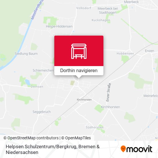 Helpsen Schulzentrum/Bergkrug Karte