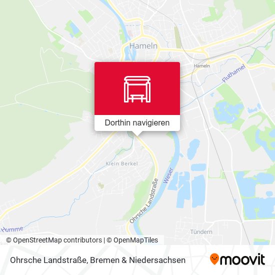 Ohrsche Landstraße Karte