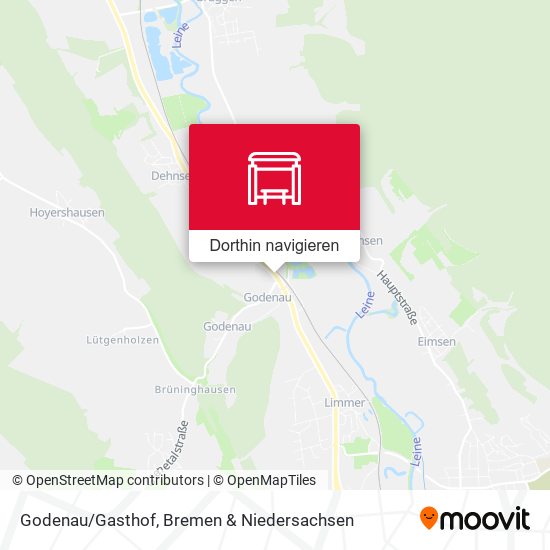 Godenau/Gasthof Karte