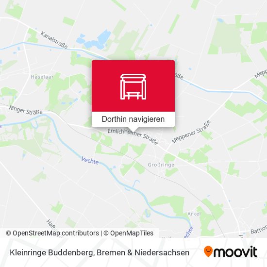 Kleinringe Buddenberg Karte
