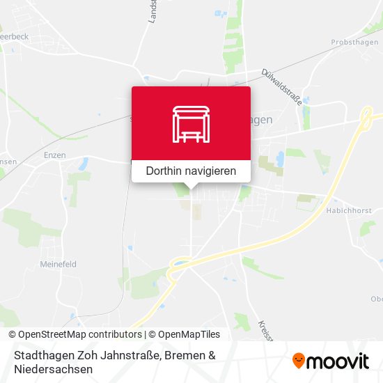 Stadthagen Zoh Jahnstraße Karte