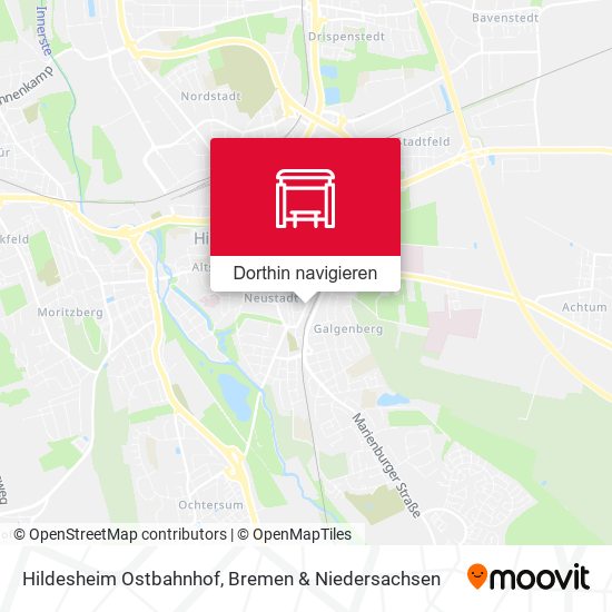 Hildesheim Ostbahnhof Karte