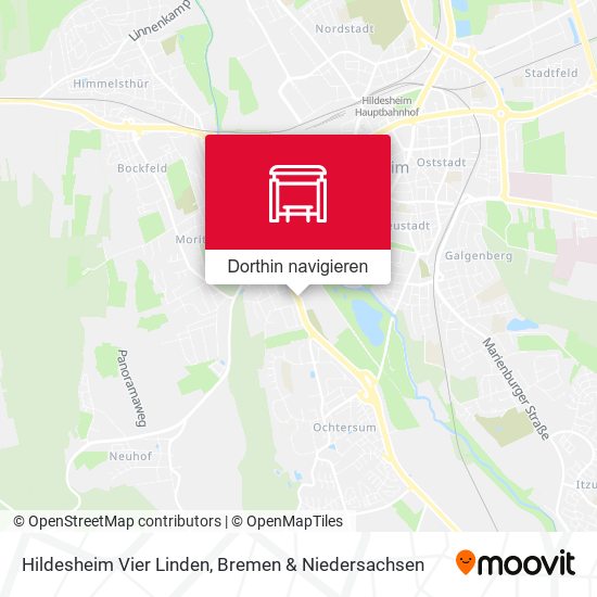 Hildesheim Vier Linden Karte