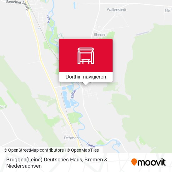 Brüggen(Leine) Deutsches Haus Karte