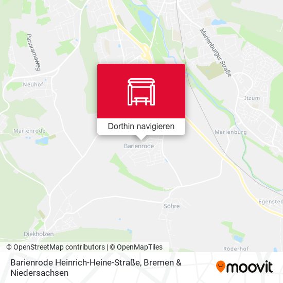 Barienrode Heinrich-Heine-Straße Karte