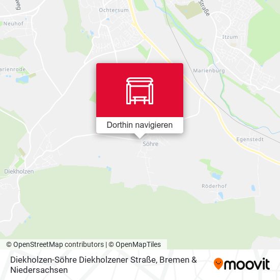 Diekholzen-Söhre Diekholzener Straße Karte