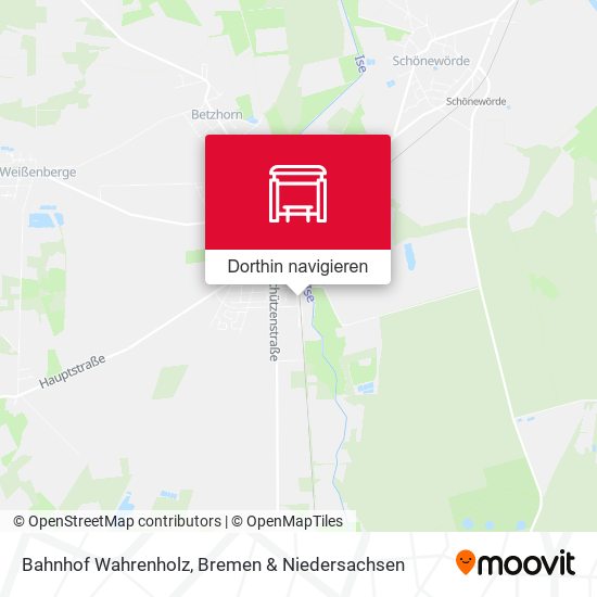 Bahnhof Wahrenholz Karte