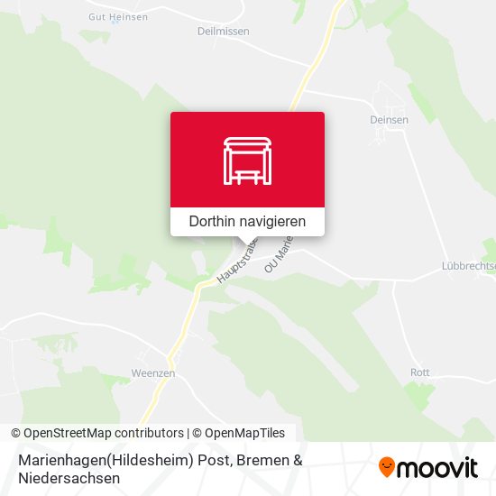 Marienhagen(Hildesheim) Post Karte