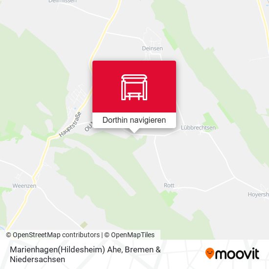 Marienhagen(Hildesheim) Ahe Karte
