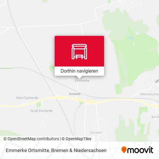 Emmerke Ortsmitte Karte