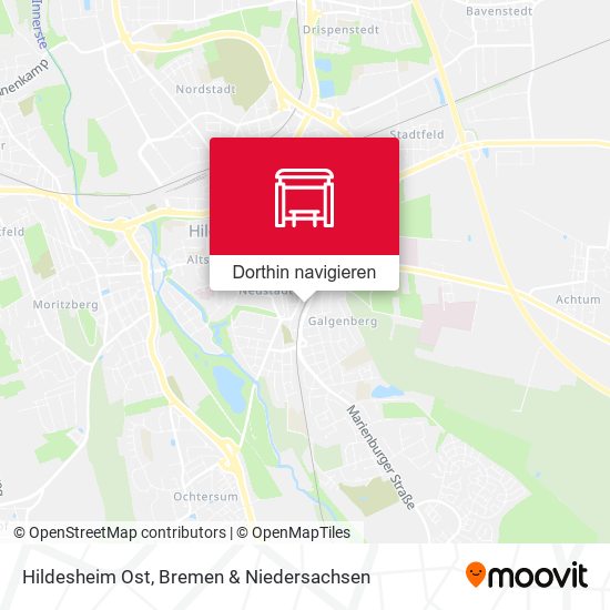 Hildesheim Ost Karte