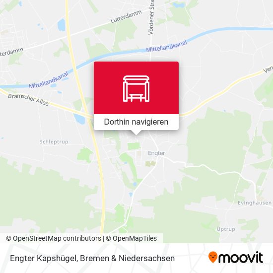 Engter Kapshügel Karte