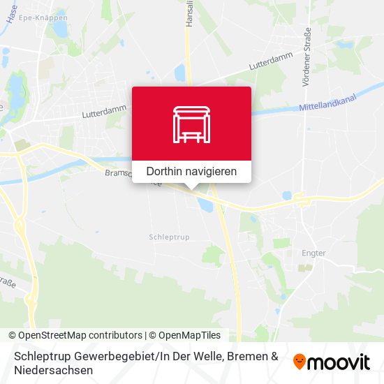 Schleptrup Gewerbegebiet / In Der Welle Karte