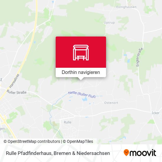 Rulle Pfadfinderhaus Karte