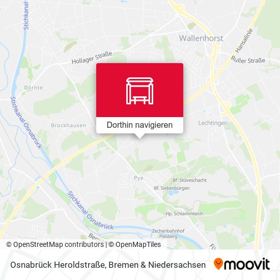 Osnabrück Heroldstraße Karte