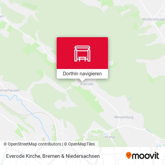 Everode Kirche Karte