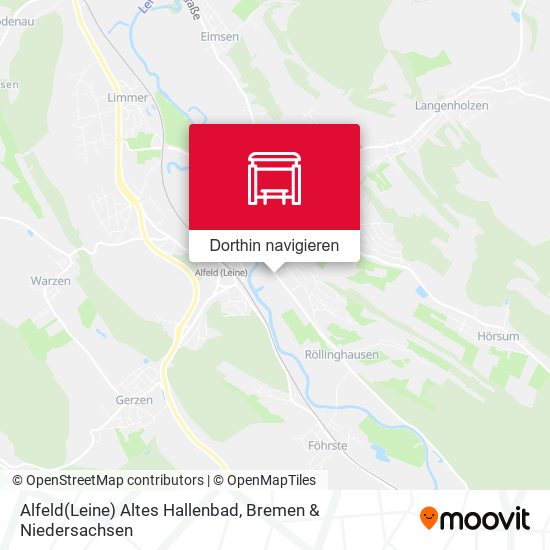Alfeld(Leine) Altes Hallenbad Karte