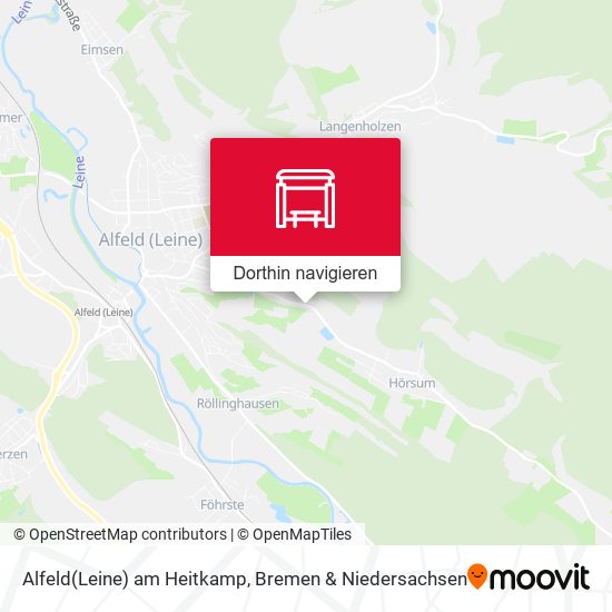 Alfeld(Leine) am Heitkamp Karte