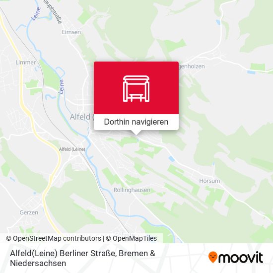Alfeld(Leine) Berliner Straße Karte