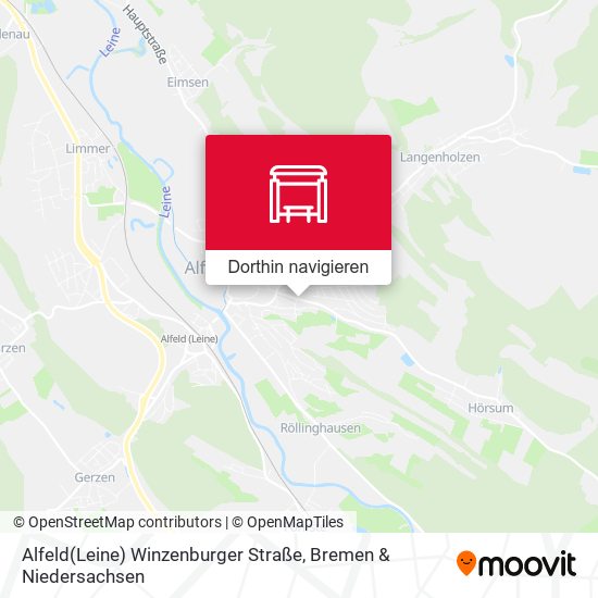 Alfeld(Leine) Winzenburger Straße Karte