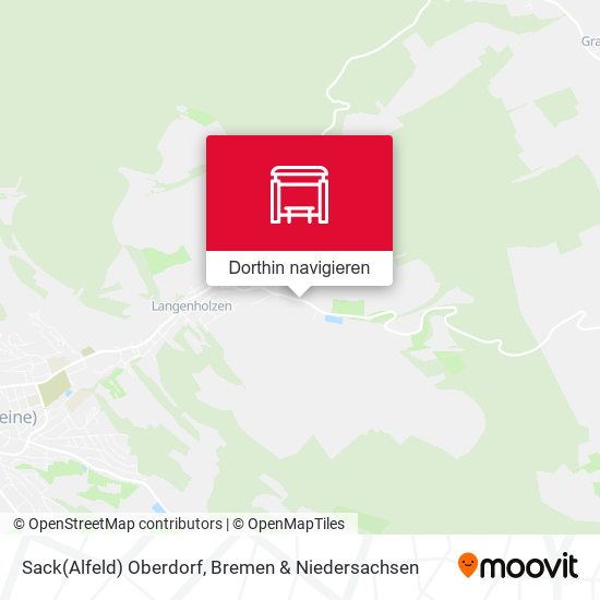 Sack(Alfeld) Oberdorf Karte