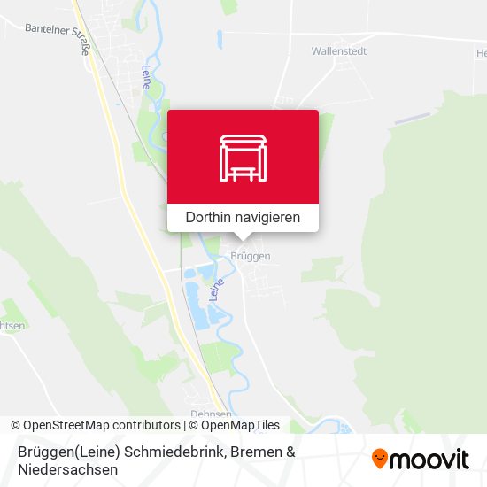 Brüggen(Leine) Schmiedebrink Karte