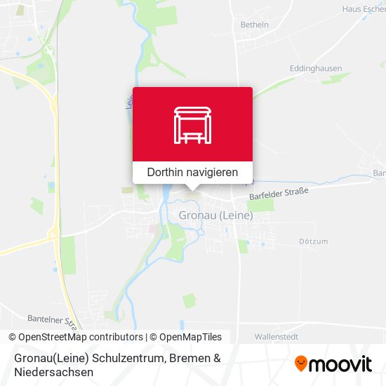 Gronau(Leine) Schulzentrum Karte