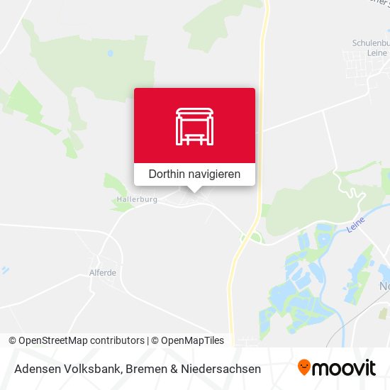 Adensen Volksbank Karte