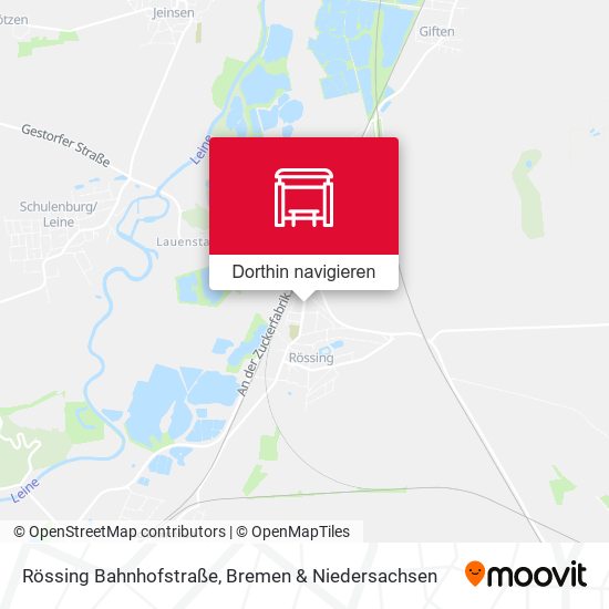 Rössing Bahnhofstraße Karte