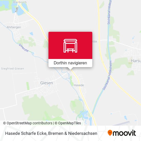 Hasede Scharfe Ecke Karte