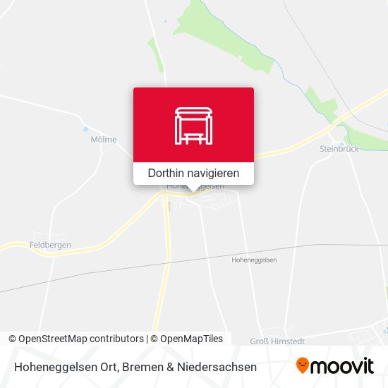 Hoheneggelsen Ort Karte