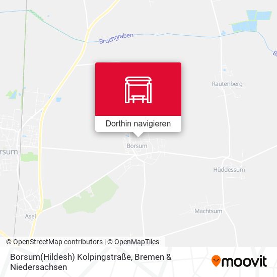 Borsum(Hildesh) Kolpingstraße Karte