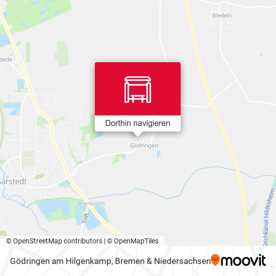 Gödringen am Hilgenkamp Karte