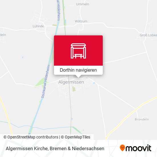 Algermissen Kirche Karte