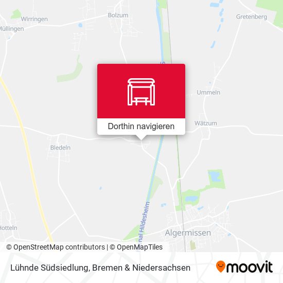 Lühnde Südsiedlung Karte