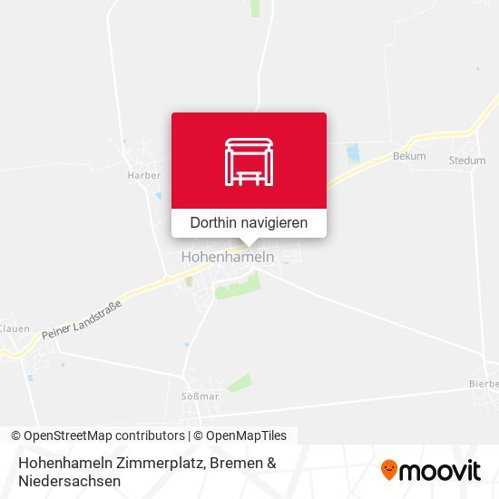 Hohenhameln Zimmerplatz Karte