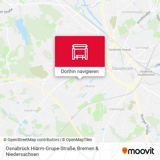 Osnabrück Hiärm-Grupe-Straße Karte