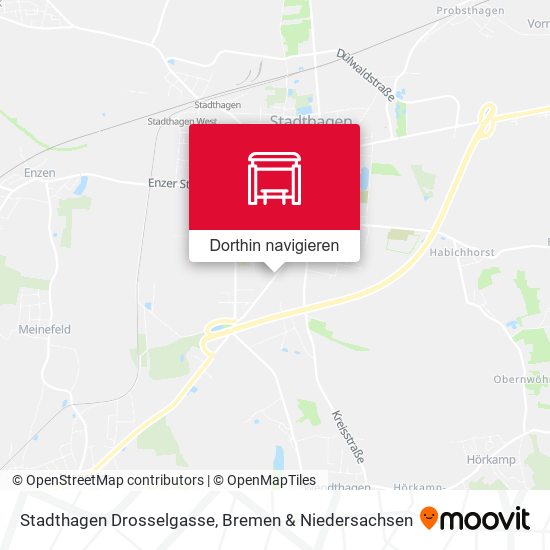 Stadthagen Drosselgasse Karte