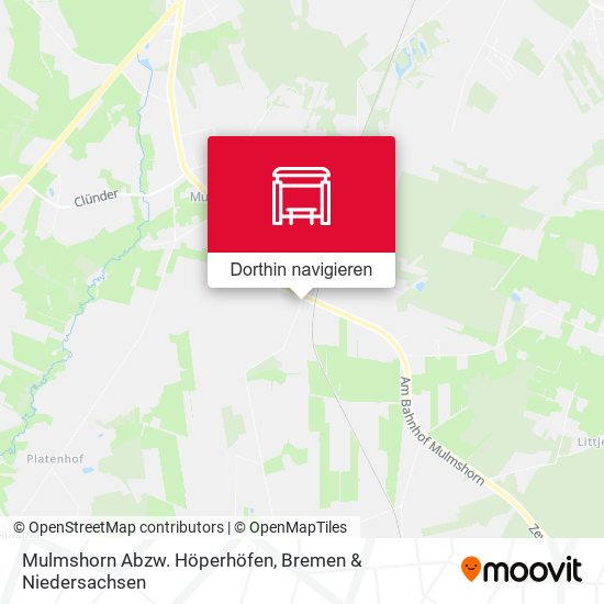 Mulmshorn Abzw. Höperhöfen Karte