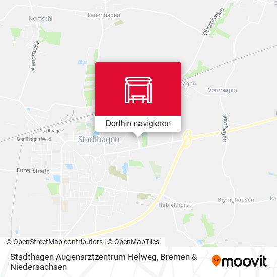 Stadthagen Augenarztzentrum Helweg Karte