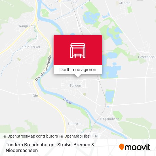 Tündern Brandenburger Straße Karte