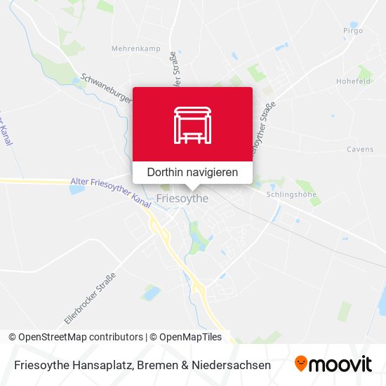 Friesoythe Hansaplatz Karte