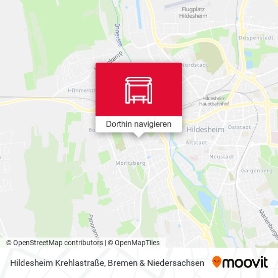 Hildesheim Krehlastraße Karte
