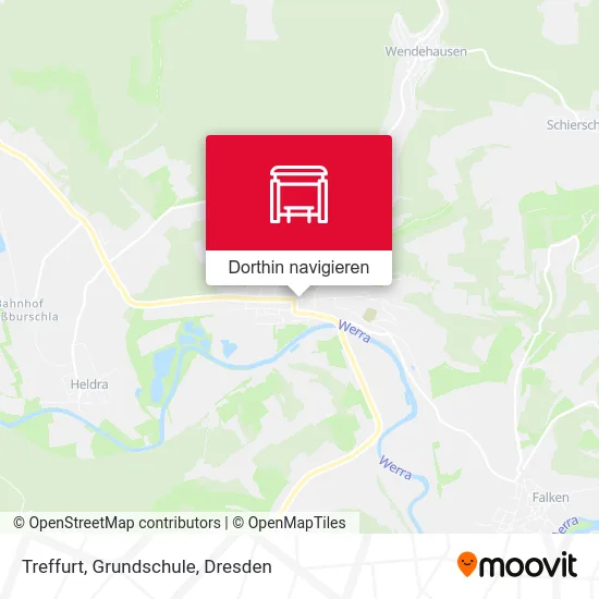 Treffurt, Grundschule Karte