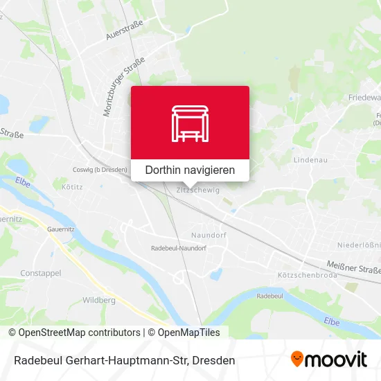 Radebeul Gerhart-Hauptmann-Str Karte