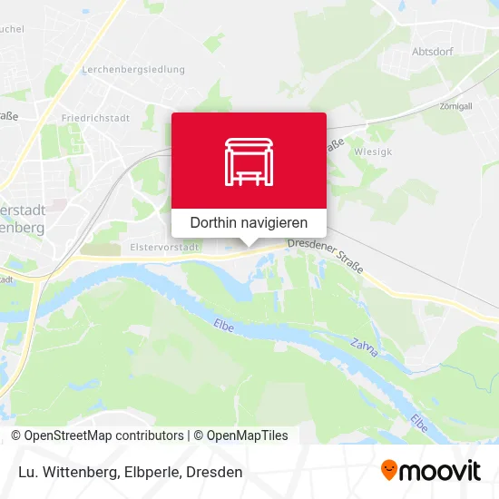 Lu. Wittenberg, Elbperle Karte