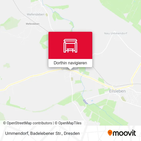 Ummendorf, Badelebener Str. Karte