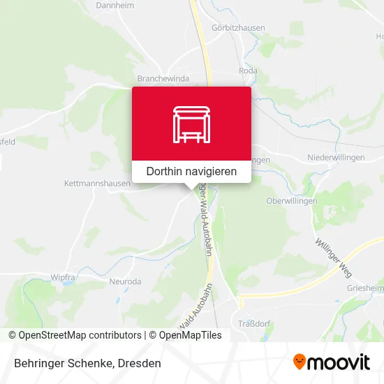 Behringer Schenke Karte