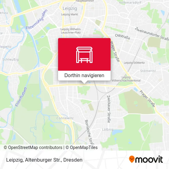 Leipzig, Altenburger Str. Karte