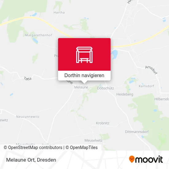 Melaune Ort Karte